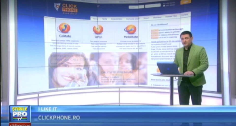 ClickPhone recomandat la ProTV, în topul site-urilor pentru o afacere nouă, 2015